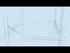 एयर पॉकेट फिल्टर, प्लेट फिल्टर, एल्यूमीनियम प्रोफाइल बाहरी फ्रेम काटने के उपकरण