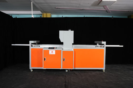 तेल दबाव संचालित 1.8KW HVAC एयर फिल्टर बनाने की मशीन