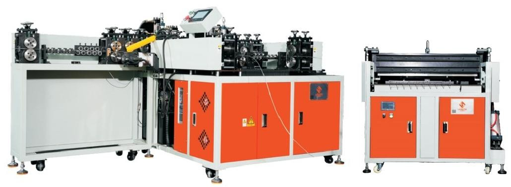 औद्योगिक 380V वोल्टेज एयर फिल्टर फ्रेम बनाने की मशीन 3.5KW मोटर द्वारा संचालित
