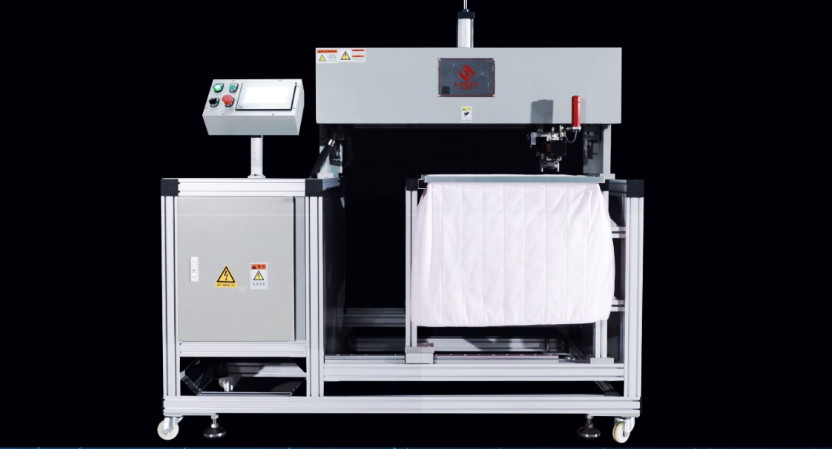 पॉकेट फ़िल्टर के लिए 380V 7Pa अर्ध स्वचालित रिवेटिंग मशीन