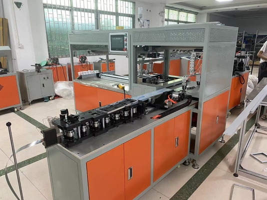 T17 मानव रहित प्रबंधन पॉकेट फ़िल्टर आंतरिक फ़्रेम बनाने की मशीन 220V 5.5KW