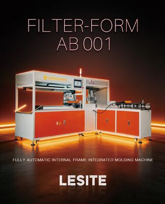 5.5KW 220V उच्च उत्पादन क्षमता जेब फिल्टर स्वचालित आंतरिक फ्रेम मोल्डिंग के लिए आंतरिक फ्रेम बनाने की मशीन