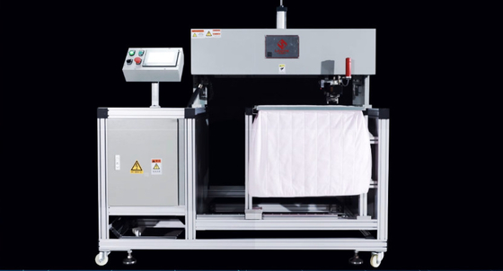 सजावटी पट्टियों के लिए स्वचालित कुशल 1.5KW एयर फिल्टर निर्माण मशीन
